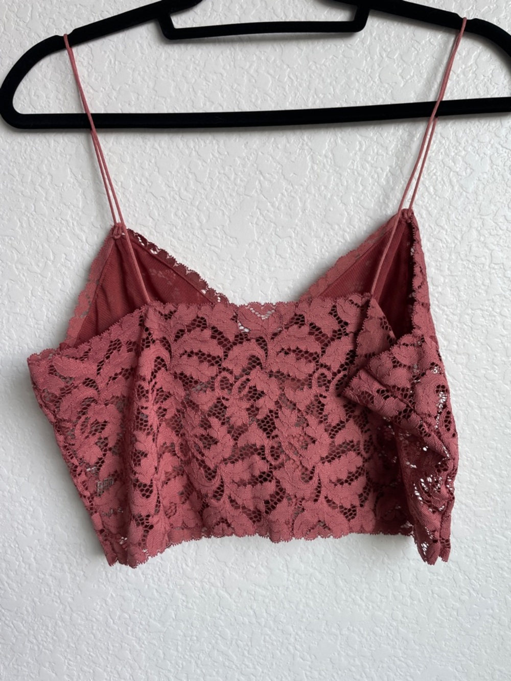 Free People Floral Lace Bralette - Rose Women’s Medium - Picture 4 of 13